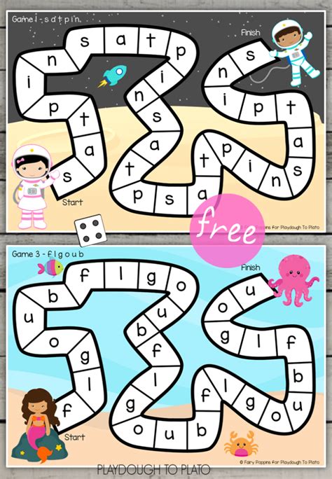 Simple and Fun Game to Practice Beginning Letter Sounds - Playdough To Plato