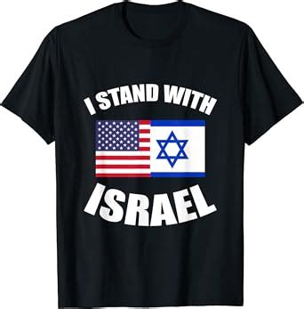 Israel Supporter American Flag Israeli Gift Israel T-Shirt