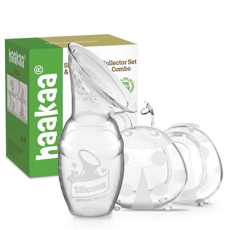 Haakaa Gen.1 100ml Manual Breast Pump & 75ml Breast Milk Collectors Co