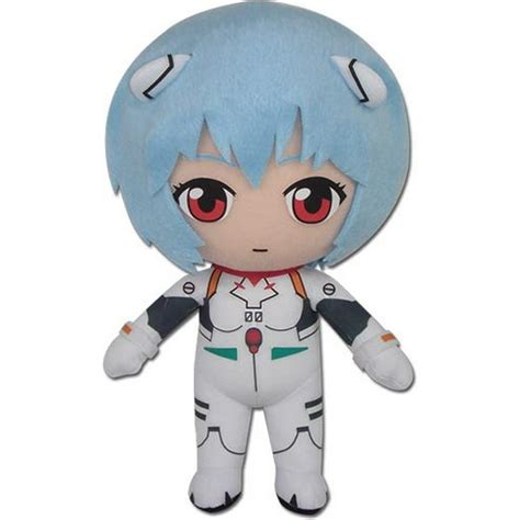 great eastern evangelion ge-52302 rei plugsuit stuffed plush, 8 ...