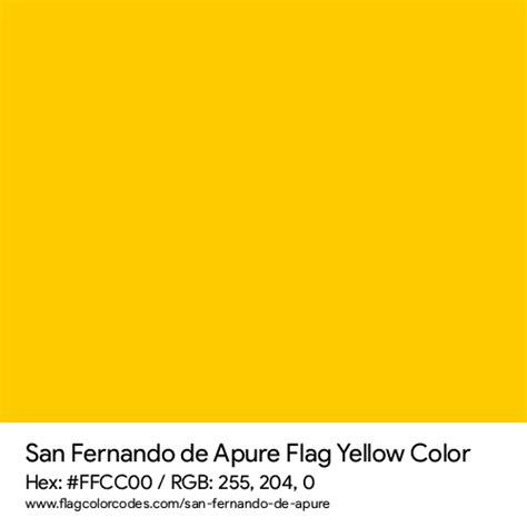 San Fernando de Apure flag color codes