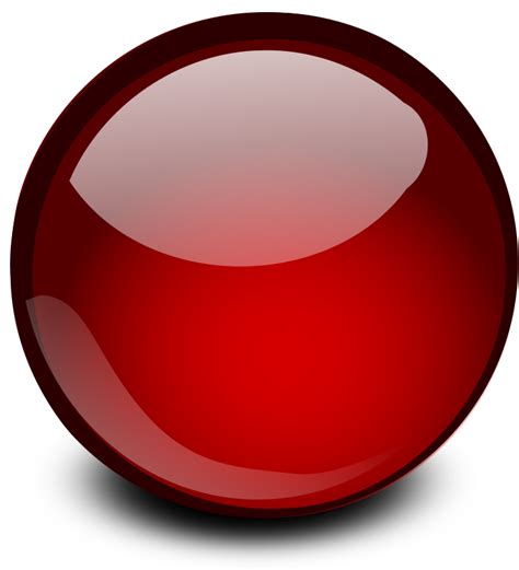 Red Glossy Orb - Openclipart