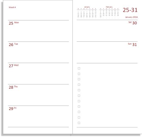 My Life All in One Place: Free 2016 planner inserts for the Midori Traveler's Notebook - Weekly ...