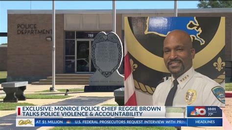 Monroe Police Chief Reggie Brown talks Police violence and ...