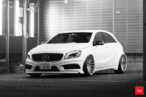 Modest Exterior Upgrades for White Mercedes A Class — CARiD.com Gallery