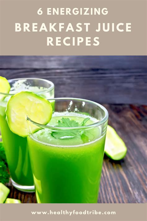 7 Delicious Breakfast Juice Recipes | Healthy Food Tribe | Breakfast juicing recipes, Breakfast ...