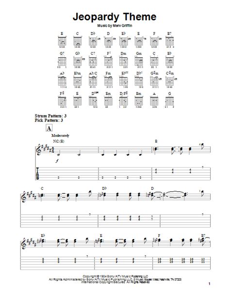 Jeopardy Theme | Sheet Music Direct