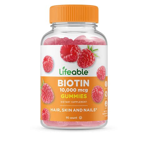 Biotin Gummies - Raspberry Flavor – Lifeable