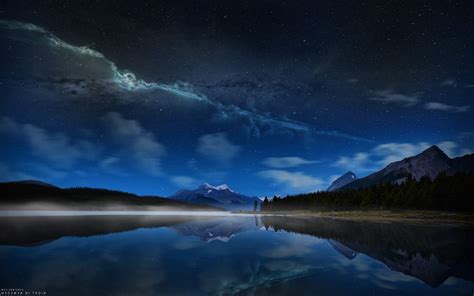 Night Lake 4K Wallpapers - Top Free Night Lake 4K Backgrounds - WallpaperAccess