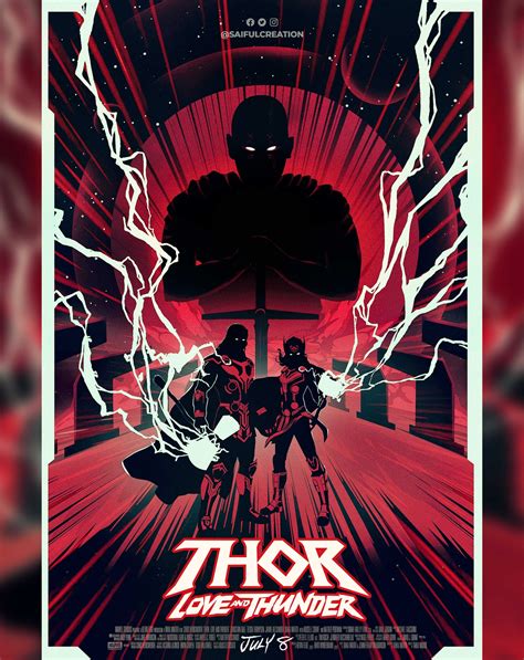 Thor: Love And Thunder Poster Art | Poster By Saifulcreation