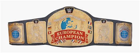 New Wwe European Championship Belt , Free Transparent Clipart - ClipartKey