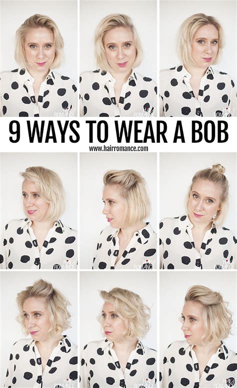 9 ways to wear a bob - Hair Romance