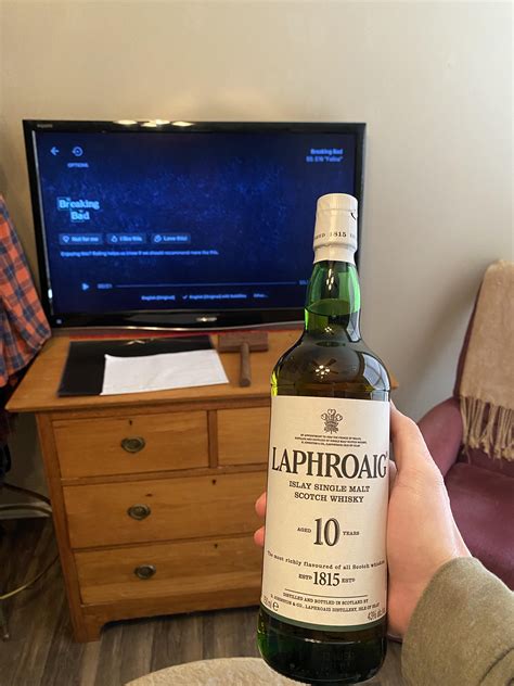 Laphroaig and Breaking Bad finale pairing. Haven’t experienced either ...