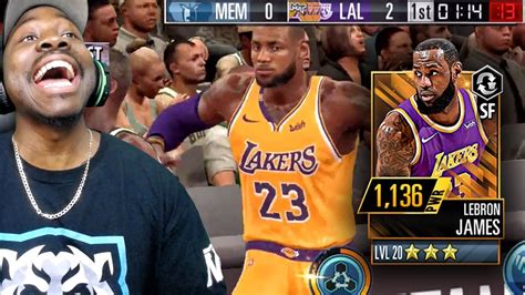 MAXED OUT LEBRON JAMES POSTER DUNKING! NBA 2K Mobile Gameplay Ep. 12 - YouTube