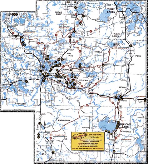 30 Snowmobile Trails Wisconsin Map - Maps Online For You