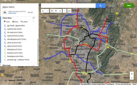 Jaipur Metro Map