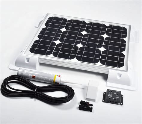 30w 12v Solar Battery Charger Vehicle Kit Deluxe