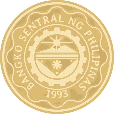 5 peso coin vector | Free SVG