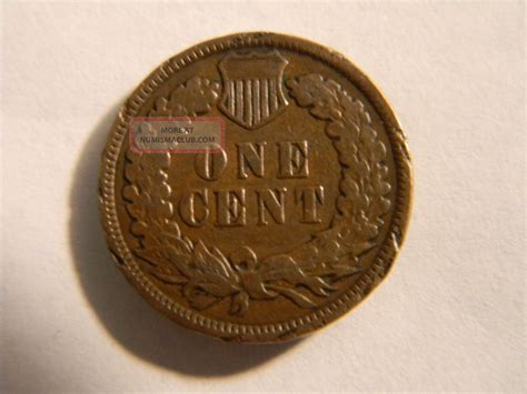 1891 Indian Head Penny U. S. Coin Cent Clear