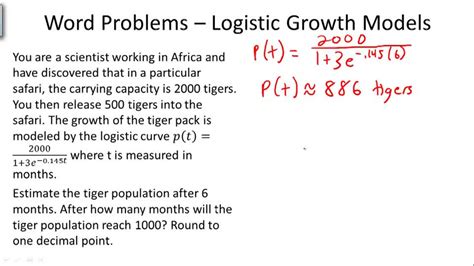 Logistic Growth Models - Example 1 ( Video ) | Algebra | CK-12 Foundation