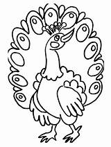 Peacock coloring Pages  ColoringLib sketch template