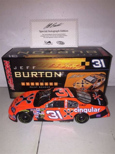 JEFF BURTON #31 CINGULAR WIRELESS '06 MONTE CARLO CLUB CAR "AUTOGRAPHED" 160/204 | eBay