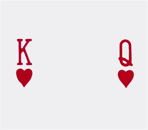 King and Queen of Hearts Tattoo Design