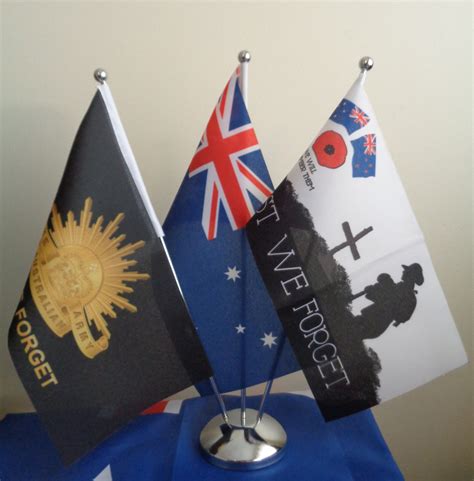 Lest we forget, Australia & Australian Army Flags Desk flags - Custom Flag Australia