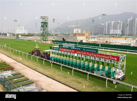 Sha Tin Racecourse, Sha Tin, New Territories, Hong Kong, China Stock ...