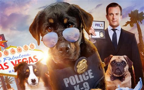 Download wallpapers Show Dogs, police dog, 2018 movie, comedy for desktop free. Pictures for ...