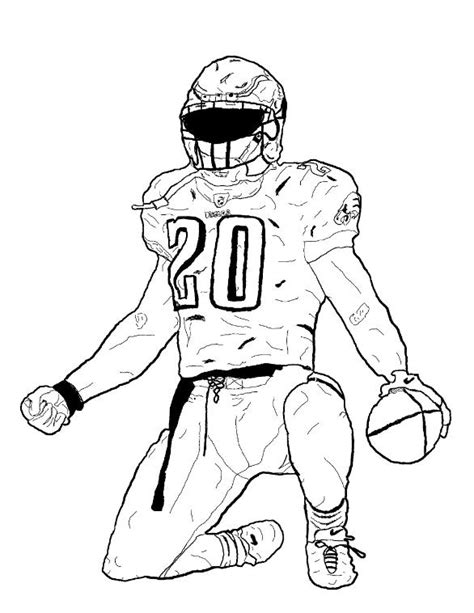 Football Player Drawing - Cliparts.co