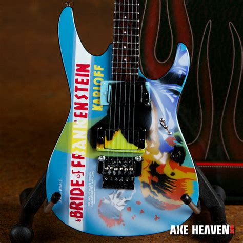 The Bride of Frankenstein Miniature Guitar Replica Collectible – AXE HEAVEN® STORE - Mini Guitar ...