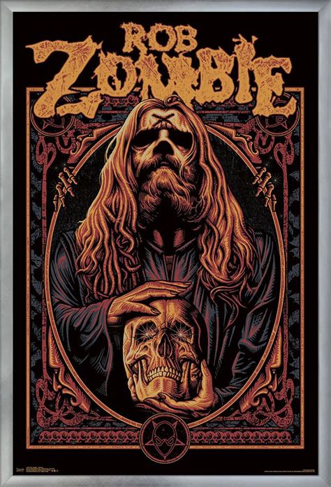 Rob Zombie - Warlock Wall Poster, 22.375" x 34", Framed - Walmart.com ...