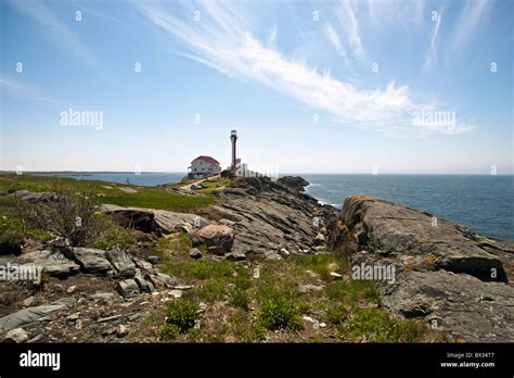 The Yarmouth Lighthouse; Yarmouth, Nova Scotia, Canada Stock Photo - Alamy