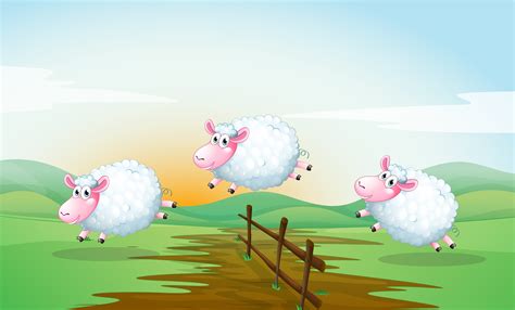 Counting sheeps 525256 Vector Art at Vecteezy