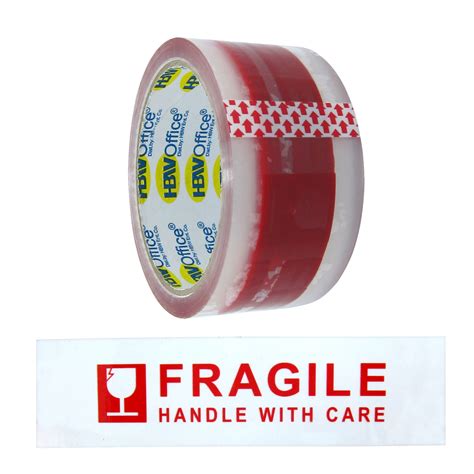 HBW FRAGILE PACKAGING TAPE 48mm X 50m - HBW