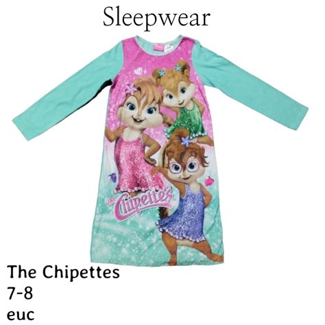 The Chipettes Sleepwear for kids, Babies & Kids, Babies & Kids Fashion on Carousell