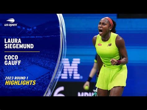 Laura Siegemund vs. Coco Gauff Highlights | 2023 US Open Round 1 - The ...