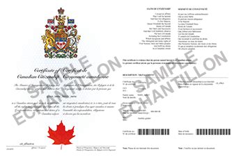 Release of digital Canadian citizenship certificate - Social Insurance Number - SINCanada.ca