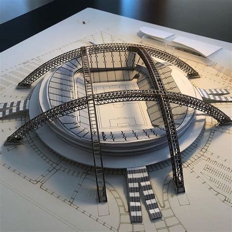 Stadium Design in #Ankara, #Turkey, designed by @bahadirkul,@bkarc #archmodel #archilife # ...