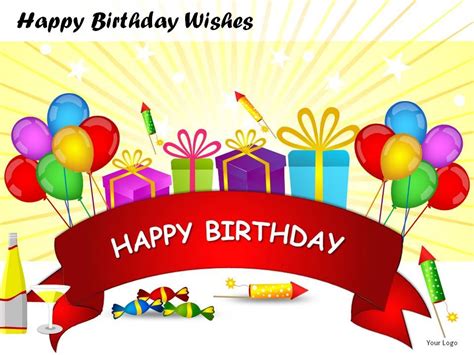 Happy Birthday Wishes Powerpoint Presentation Slides | Presentation Graphics | Presentation ...