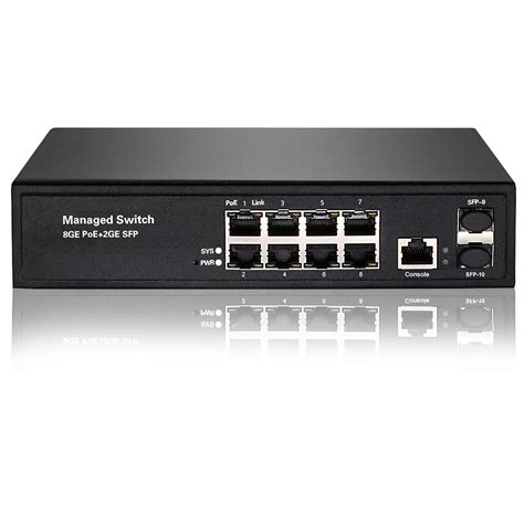 L2 Managed 8-Port gigabit Ethernet Switch