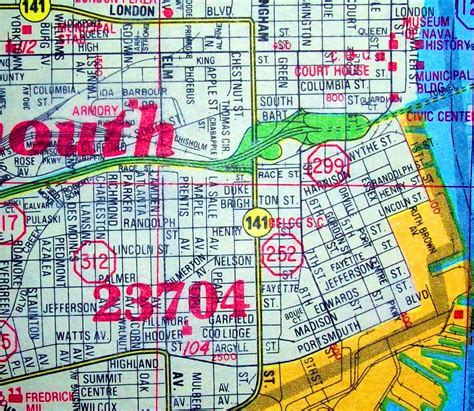 Portsmouth VA 1991 | Map by Champion Map Co. | davecito | Flickr