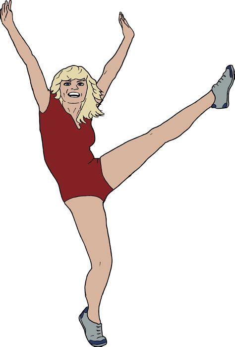 Clipart - Aerobic Dancer