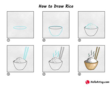 How To Draw Rice - Middlecrowd3