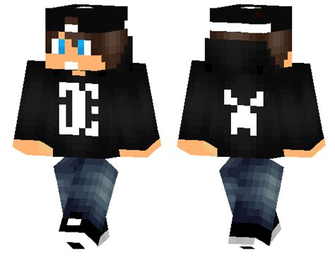 Cool Creeper Hoodie Boy Skin | Minecraft PE Skins