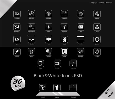 Black White Icon #111050 - Free Icons Library