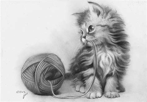 Cute Kitten Pictures Drawing - Cute Drawings Kittens Puppies Kitten Drawing Puppy Cat Pencil ...