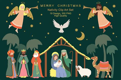Download High Quality religious christmas clipart nativity Transparent PNG Images - Art Prim ...