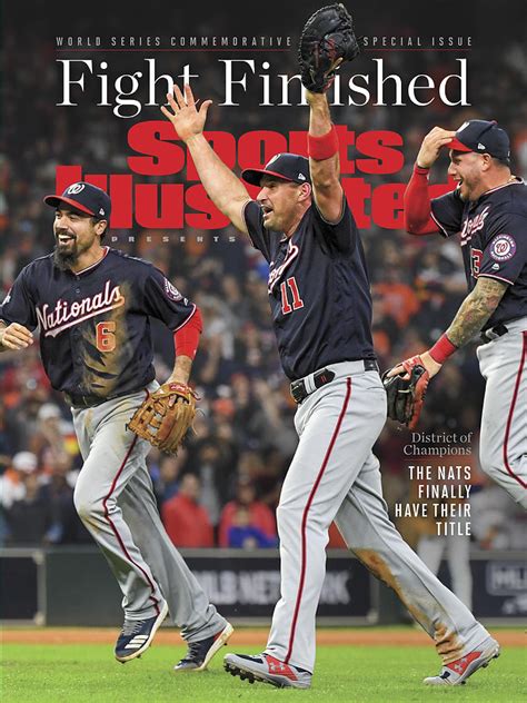 Washington Nationals, 2019 World Series Champions Sports Illustrated Cover Photograph by Sports ...